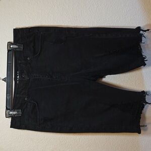 Wild Fable Women’s Denim Biker Shorts Distressed Black Size 10